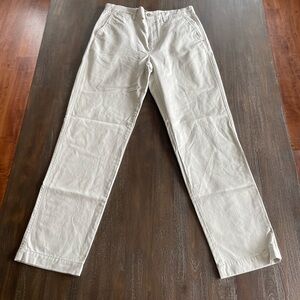 J. Crew Men's Stone Broken-In Straight Chinos 29x30